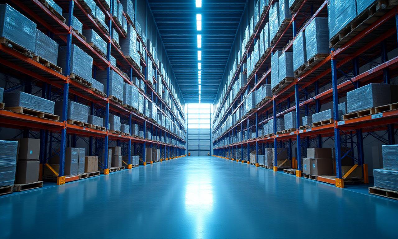Modern high-bay warehouse facility in Greenville